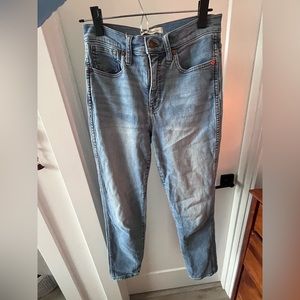 Madewell high rise jean size 27